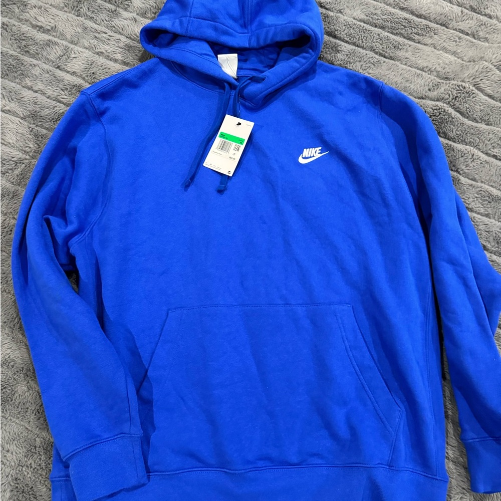 Nike Men's Blue Hoodie